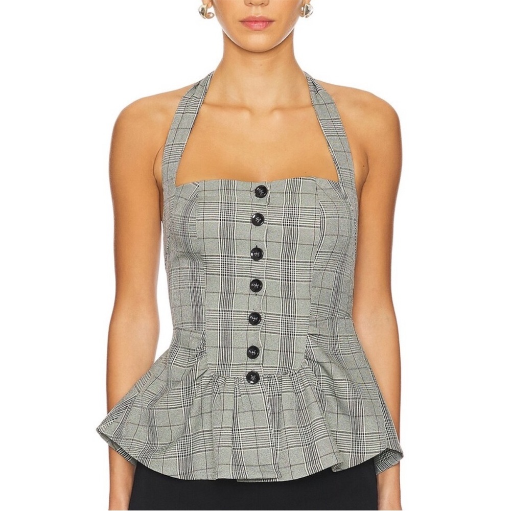 Free People Anastasia Peplum Top